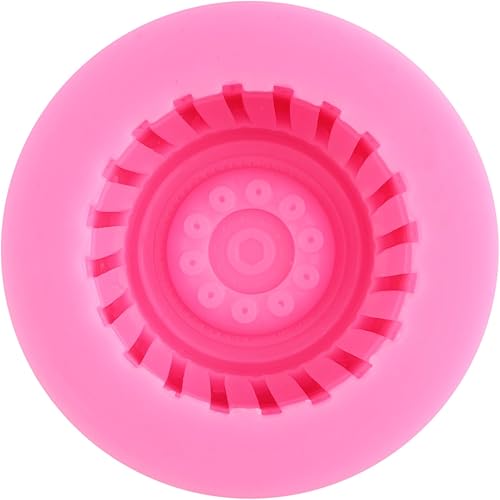 Miniatura 8 de ZiXiang Molde de silicona para decoración de pasteles, bandera, trofeos de neumáticos, pasta de goma de chocolate, juego de 6