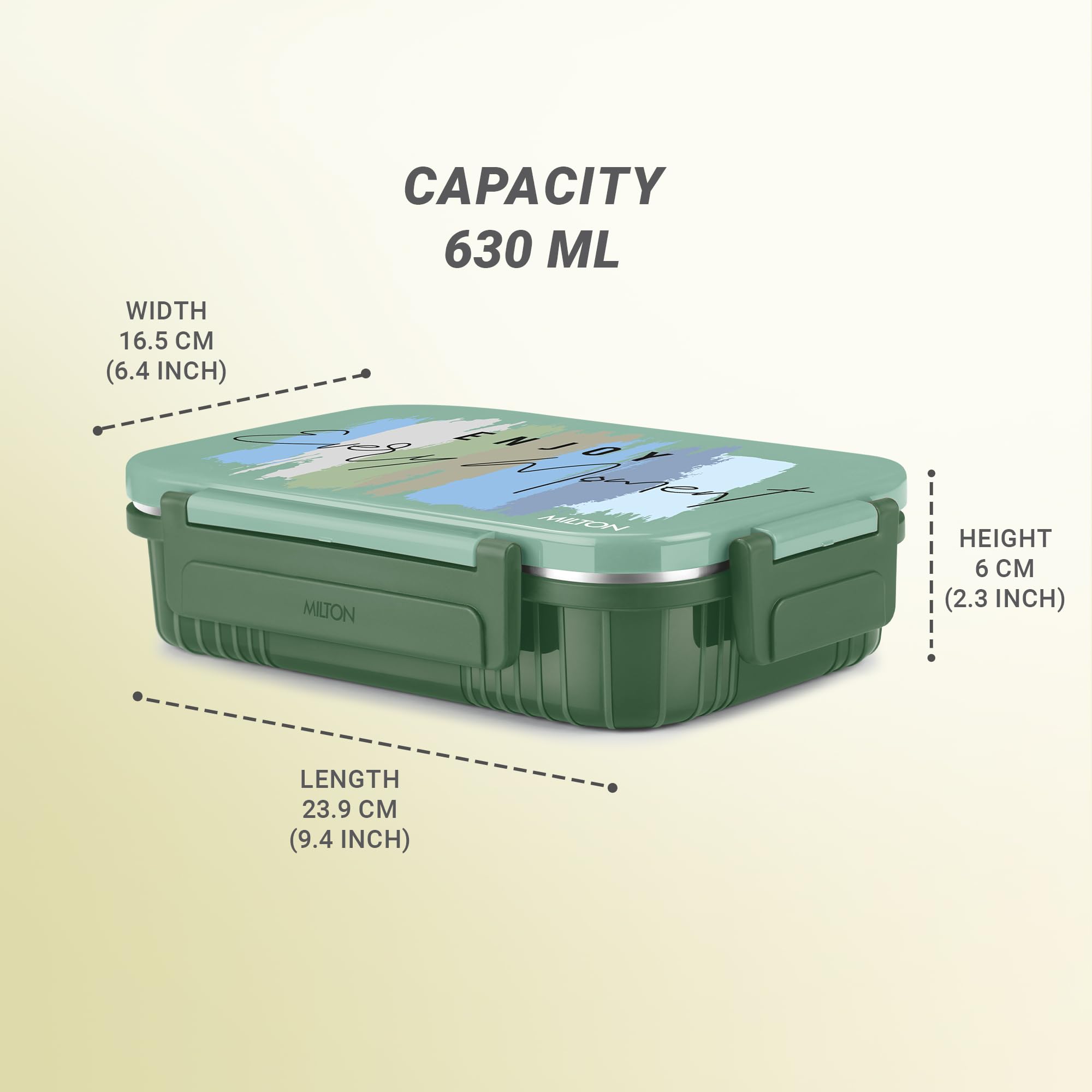 Milton Meal Safe 3 Tiffin Box - Leak-Proof Lunch Box -7