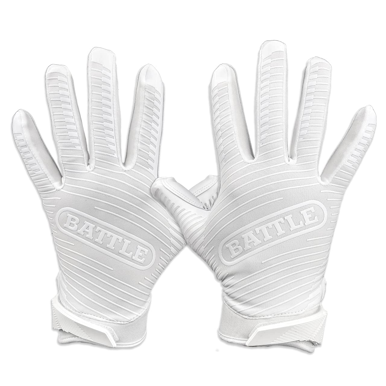 Battle Sports Doom 1.0 - Guantes de fútbol con receptor ancho - Guantes de fútbol para adultos - Guantes ultra adherentes