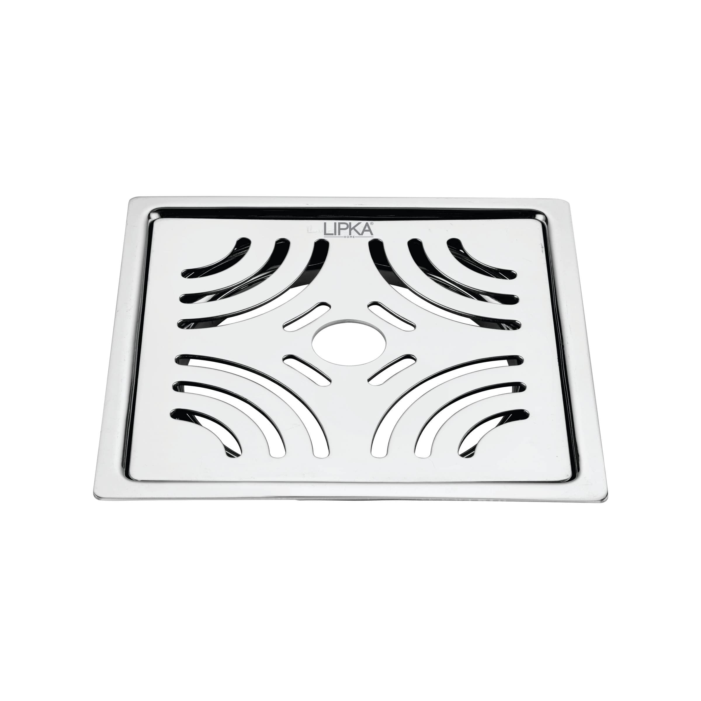 LIPKA Gamma Deluxe Square Flat Cut Floor Drain|Premium Stainless Steel |6 x 6 Inches|with Hole| (B09DSYH55G) Amazon Price History, Amazon Price Tracker