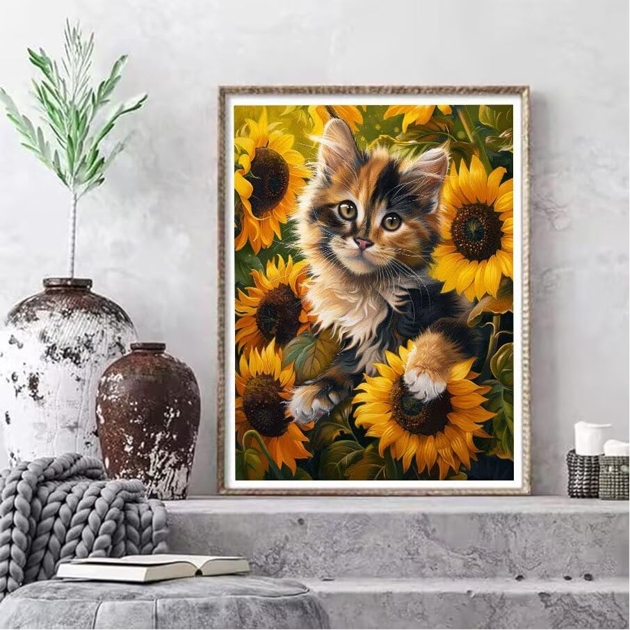 Diamond Painting Tournesol 5D pour sublimer votre salon avec éclat - 2