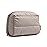 BAGSMART Puffy Makeup Bag, Wide Opening Cosmetic Bag Compact & Spacious, Water-Resistant Travel Organizer Pouches for Women (Camel)