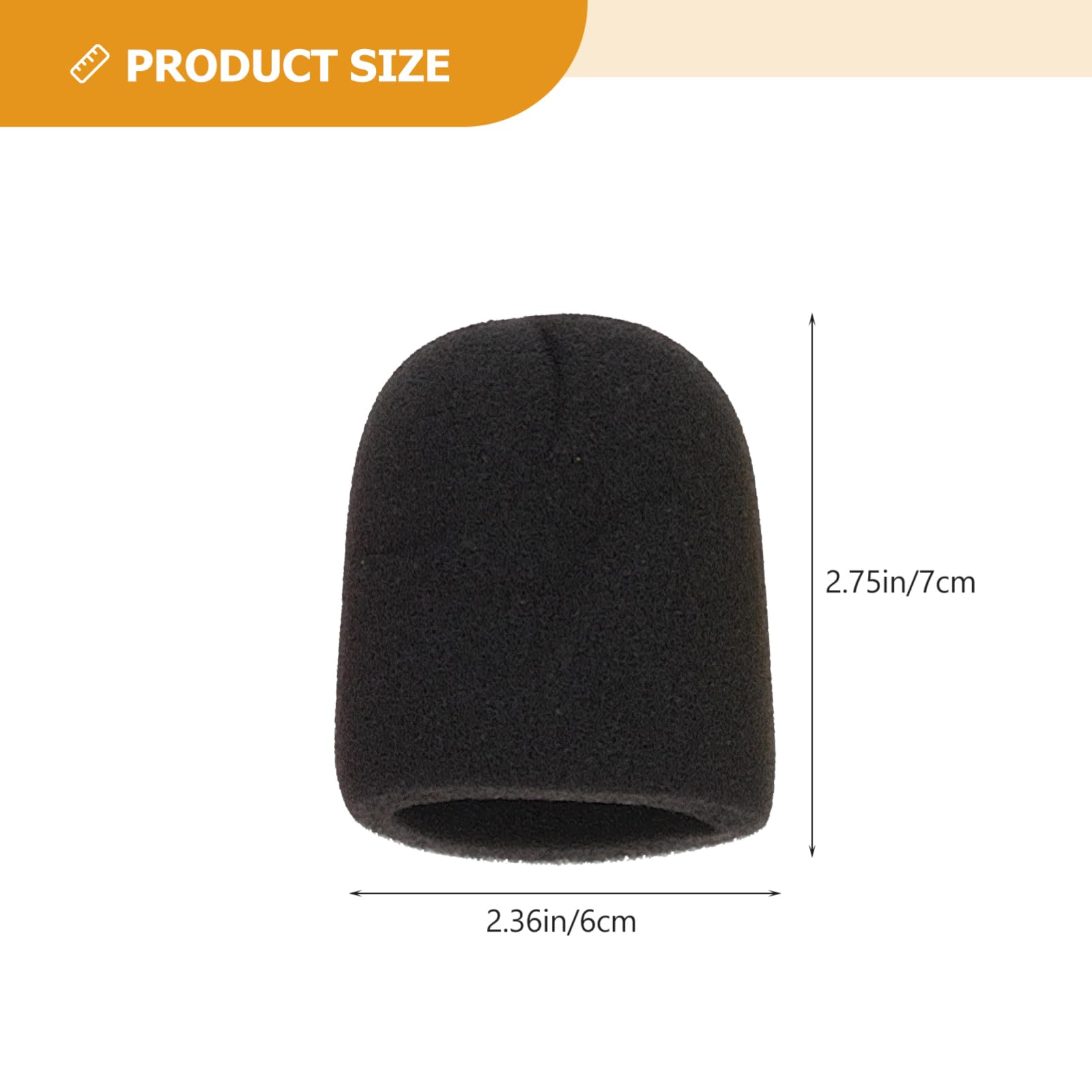 BESTonZON 5Sets Microphone Sponge Covers Rolling Protectors Multi Color Rings for Moisture Dirt Protection Compatible with Various Microphone