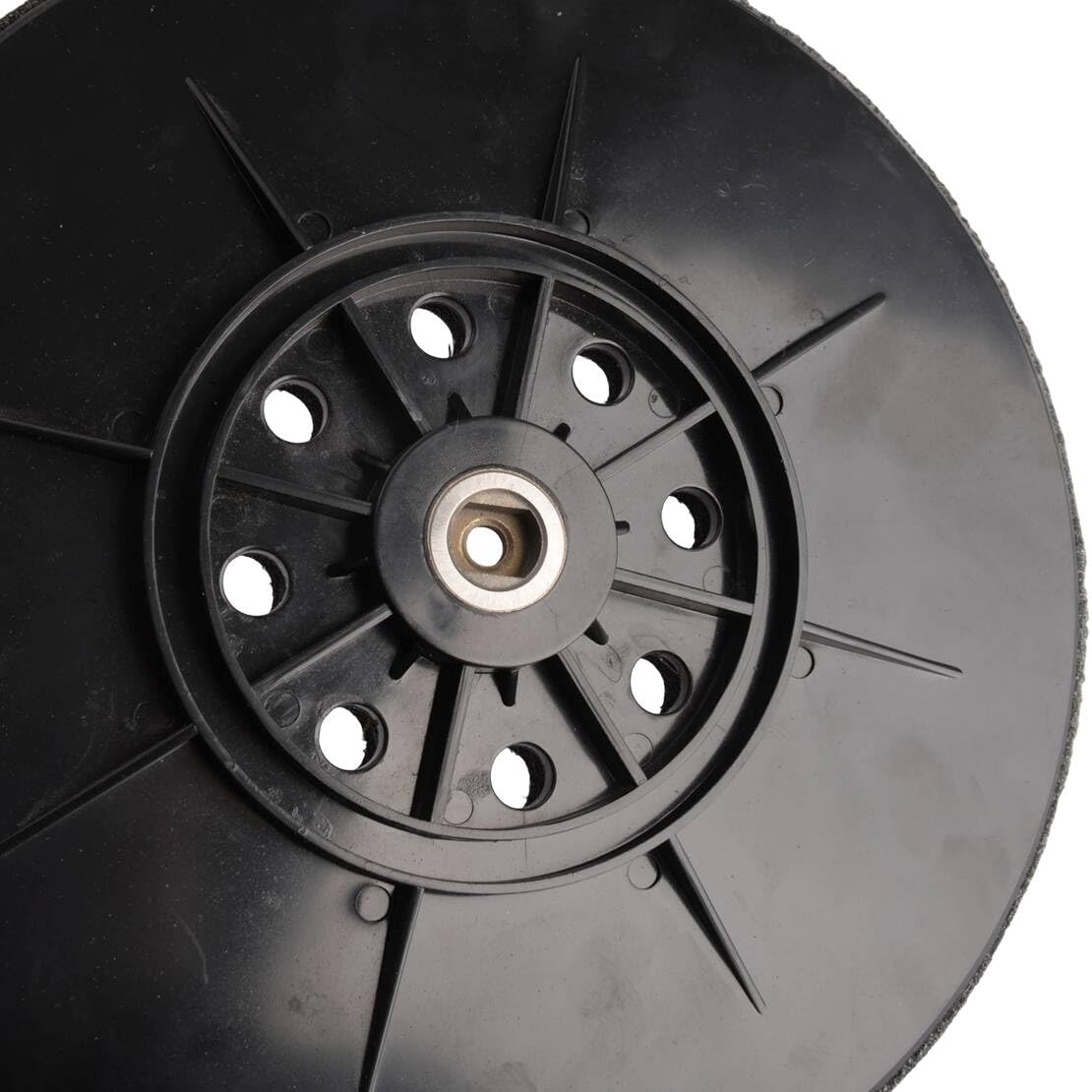 Disque de ponçage et meulage Auto-agrippant 215 mm (9") à 8 Trous avec Support pour Ponceuse à cloison sèche