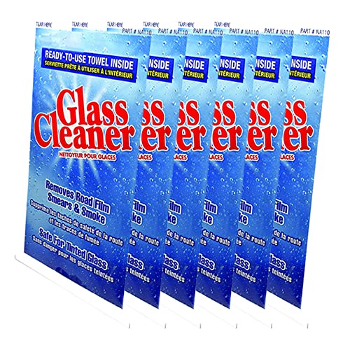 Blue-Magic Towelette's Pack with 6x Single Packs (Glass Cleaner)