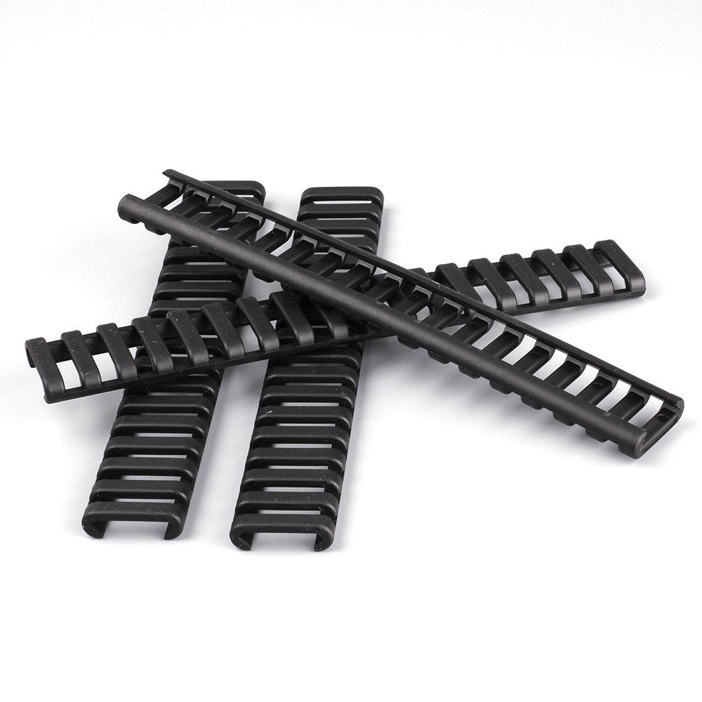 Ohhunt Lot De 4 Rails Caoutchouc Pour Carabine Weaver/Picatinny 20mm - Antidérapant Et Résistant