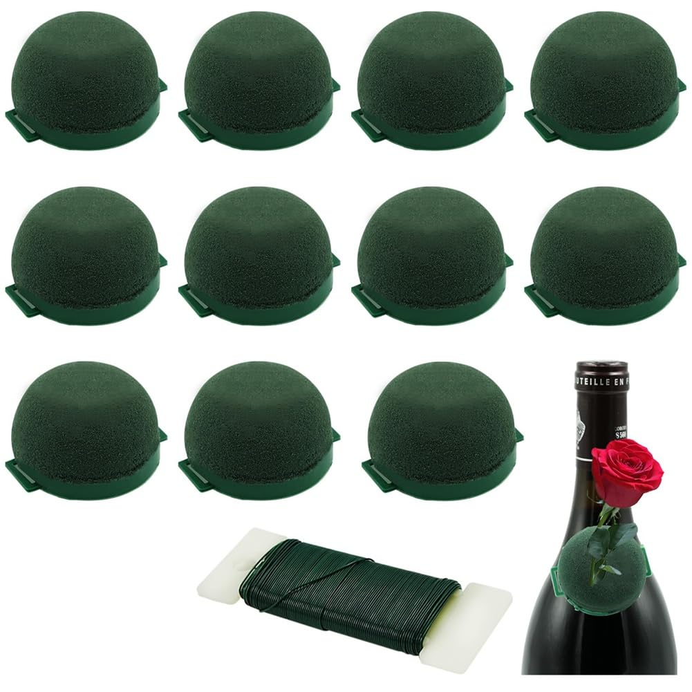 CTRLZS Green Foam for Flower Arrangements Flower Foam Round Floral Arrangement Supplies