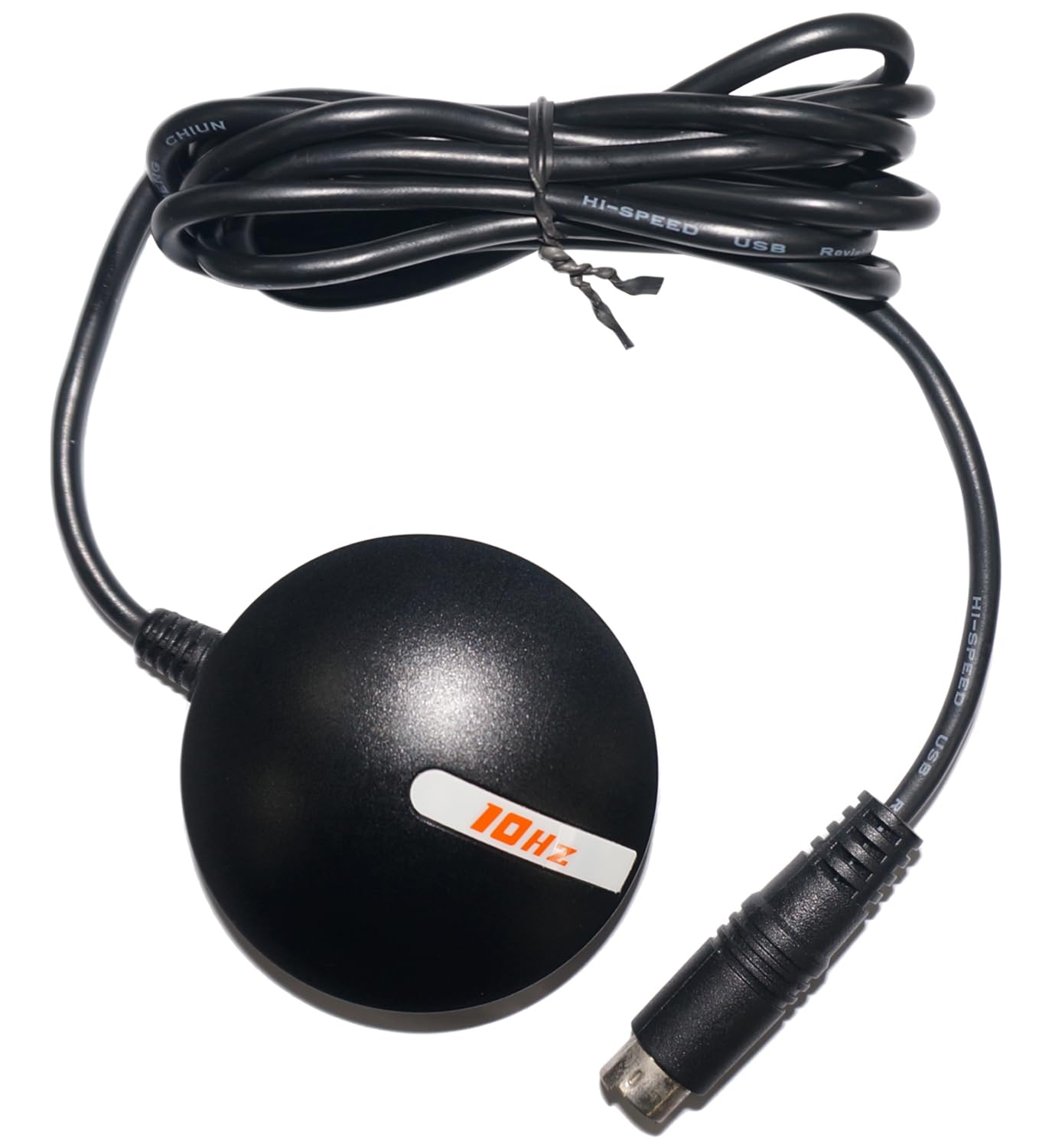 GlobalSat BR-355N-10Hz GPS Receiver (Black), Made in Taiwan