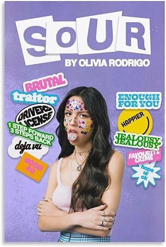 YHFKSIW Olivia - Póster artístico, póster artístico e impresión artística de pared (12 x 18 pulgadas, 5)