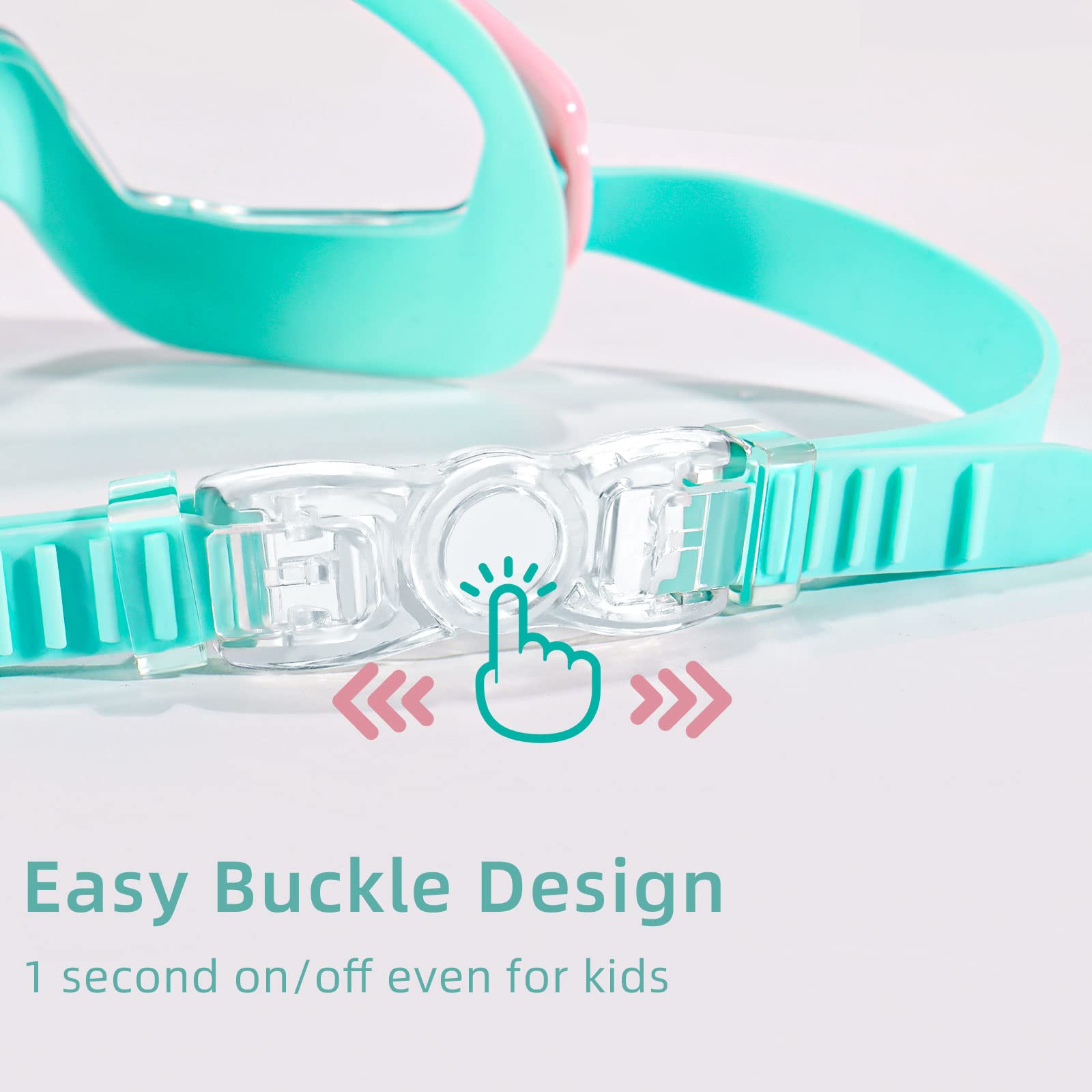 Freela Lunettes de natation pour enfants de 6 à 14 ans, 4 à 7, 8 à 12, 3-6, 2-4, 3-5, 3-10, 4-8 ans, 3, 4, 5 ans, pour tout-petits, piscine, plage, douche, garçons, filles, enfants, anti-buée