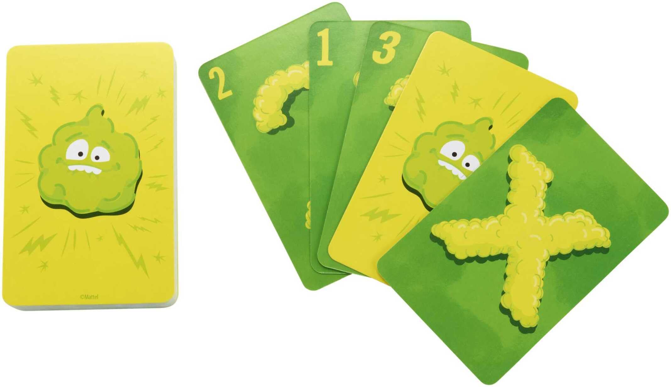 Mattel Games Pedorretas Juego de Cartas, Juego de Mesa con Sonidos para niños +5 años (Mattel DHW40)