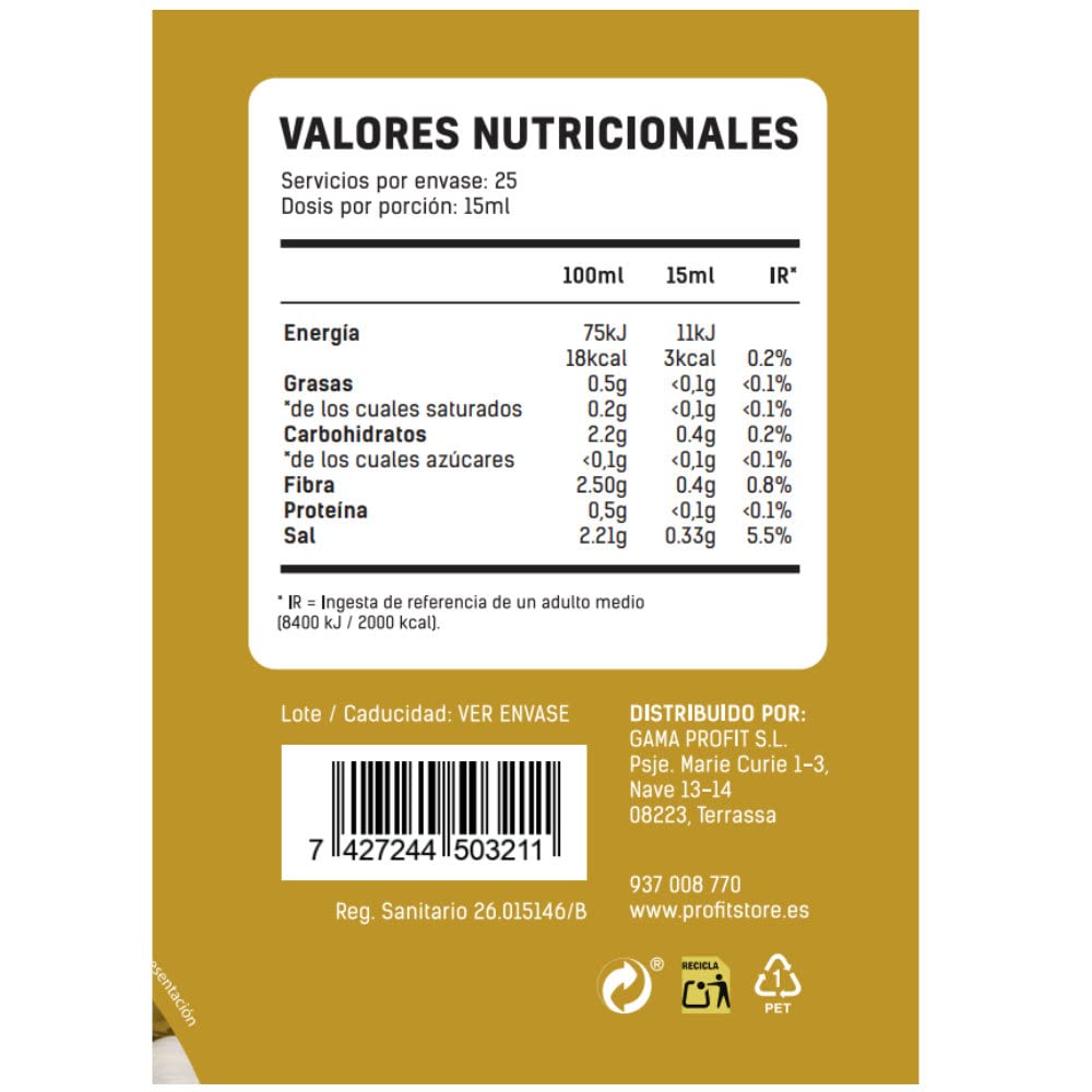 PROFIT Yummy Sauce Salsa baja en calorías Alioli 375 ml