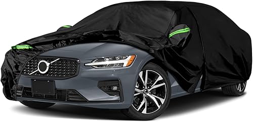 Fundas impermeables para automóvil de repuesto para Volvo S60 2010-2023, 6 capas para todo tipo de clima, ajuste personalizado, con puerta con