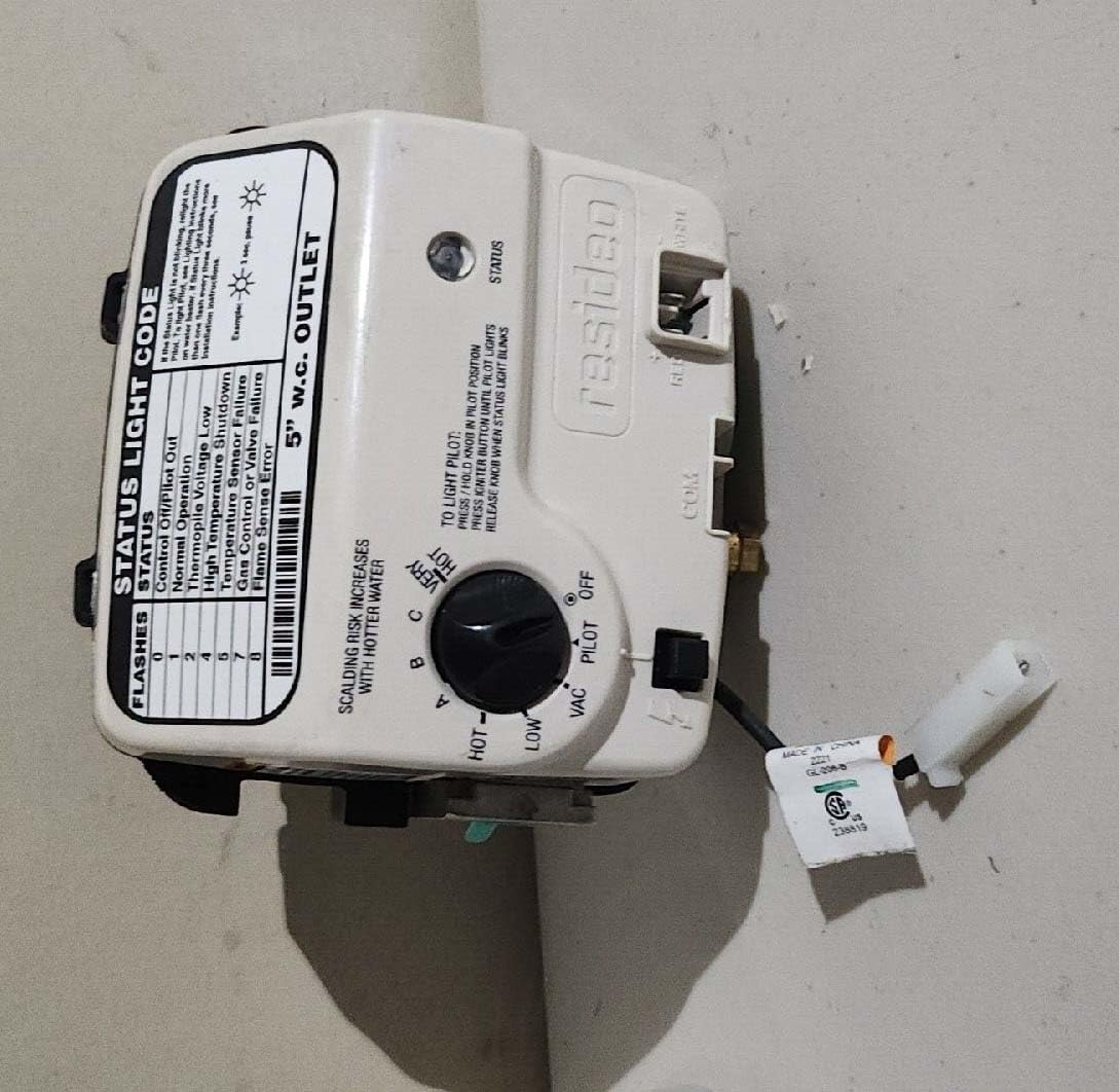 WV8840B1110 for Honeywell Water Heater Gas Valve