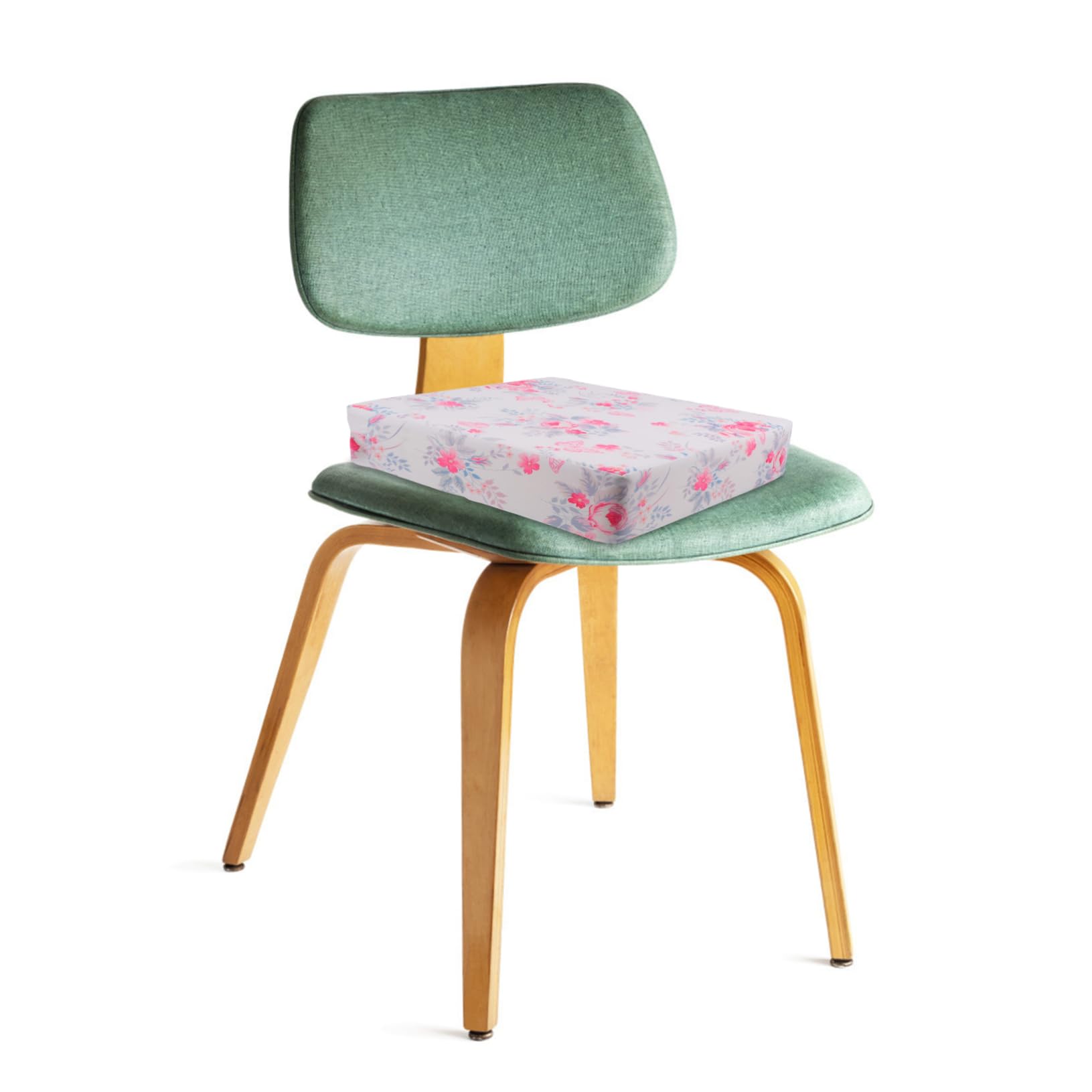 ibasenice 1 Pc Cojín Elevador Infantil Asiento De Coche Portátil Niños Cojín Elevador Rosa Para Silla Cojín Elevador Para Silla Alta Poliéster Alumno Cojín Para Silla Aumentó