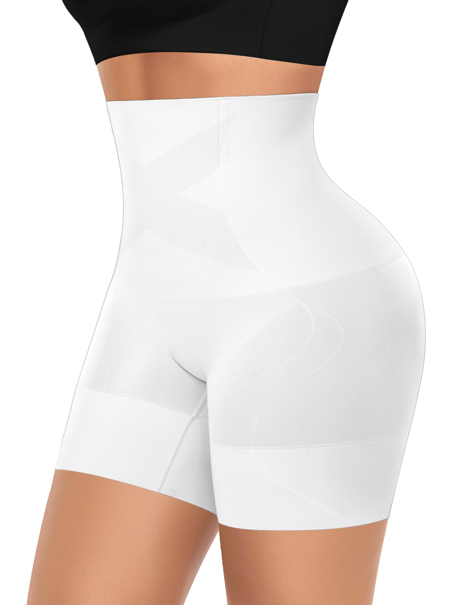 Bauchweg Unterhose Damen Shapewear Miederhose Hohe Taille Unterwäsche Figurenformend Bauchkontrolle Body Shaper Leggings Miederpants