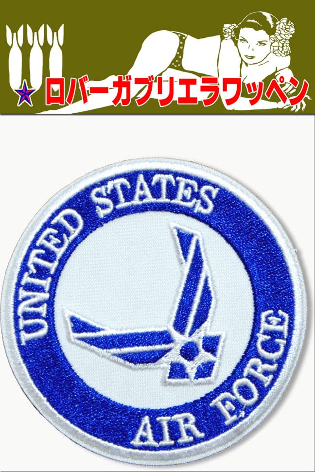 【米軍実物】未使用ブルードレス用ホワイト&オリーブドラブ制帽 ワッペン・ケース付 Amazon.co.jp: 刺繍ミリタリーワッペン【U,S,Air Force Symbol