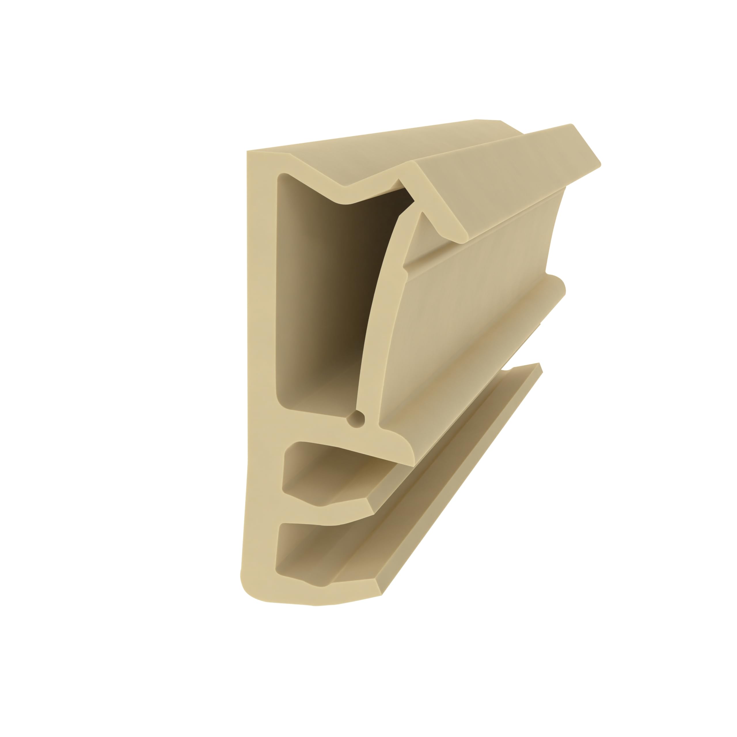 Graf Dichtungen Flügelfalzdichtung 10 mm Falzhöhe – Beige, Muster – Fensterdichtung und Türdichtung