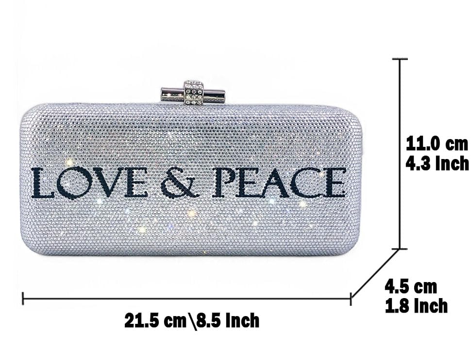 Image of Boutique De FGG Retro Mini Crystal Clutch Purses for Women Luxury,Novelty Rhinestone Evening Bag,Formal Party Clutch Handbag