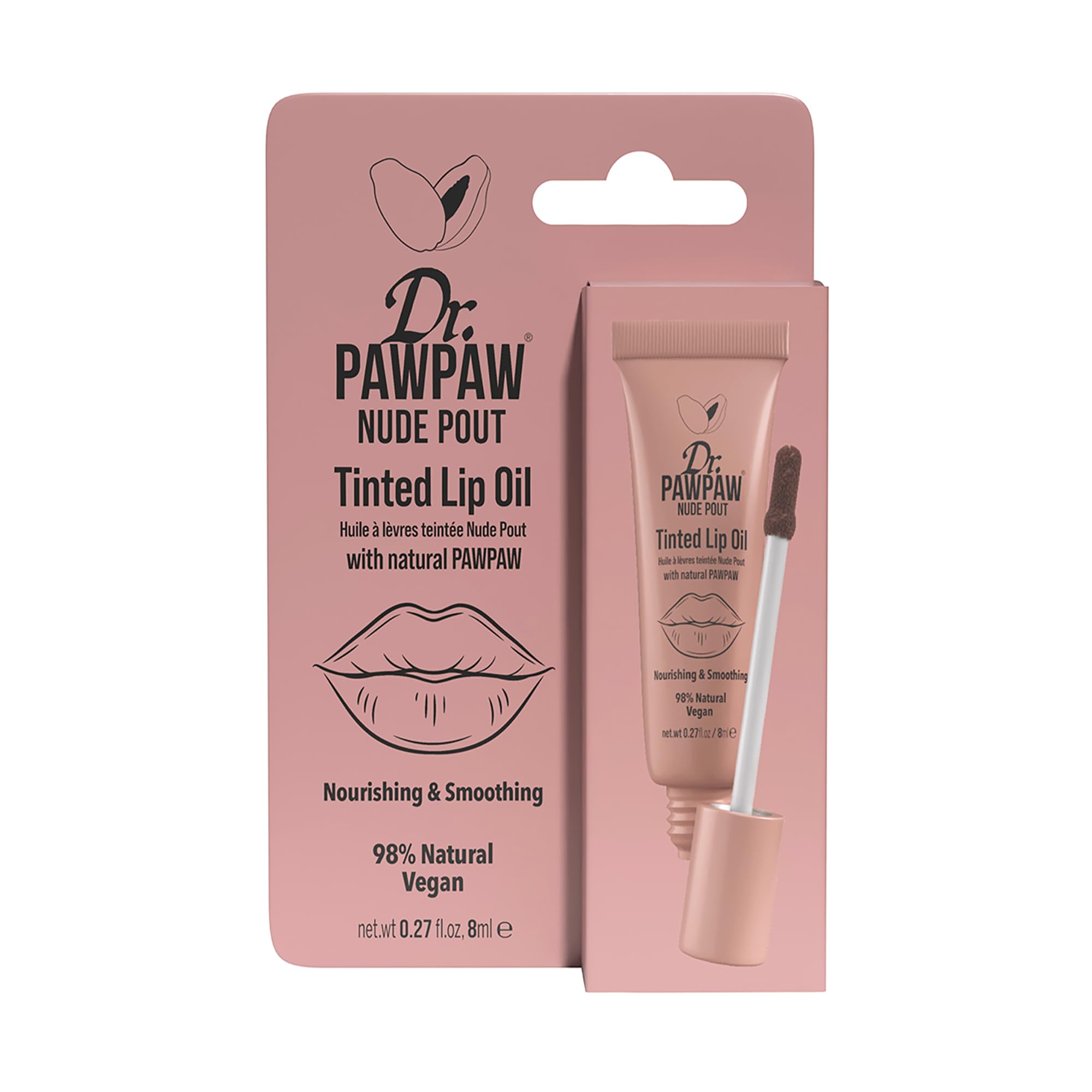 Dr.PAWPAW Nude Pout Getöntes Lippenöl – 8 ml