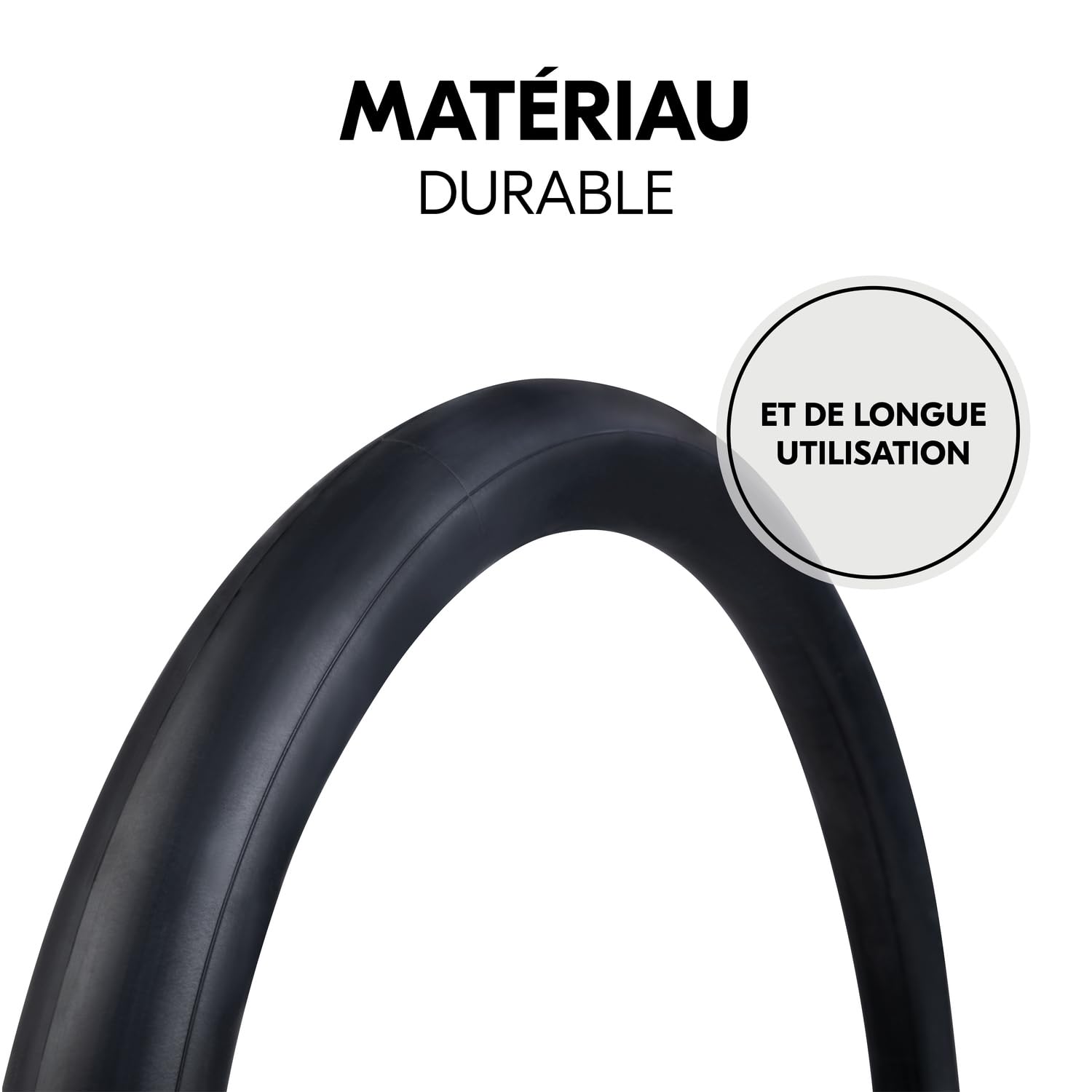 hauck Kit Reparation Pneu Chambre a Air Poussette, 2x 16 Pouces et 1x 12 Pouces - Inclus Démonte-Pneu, Roue de Rechange Poussette 3 Roues - Compatible avec Série hauck Runner - Noir