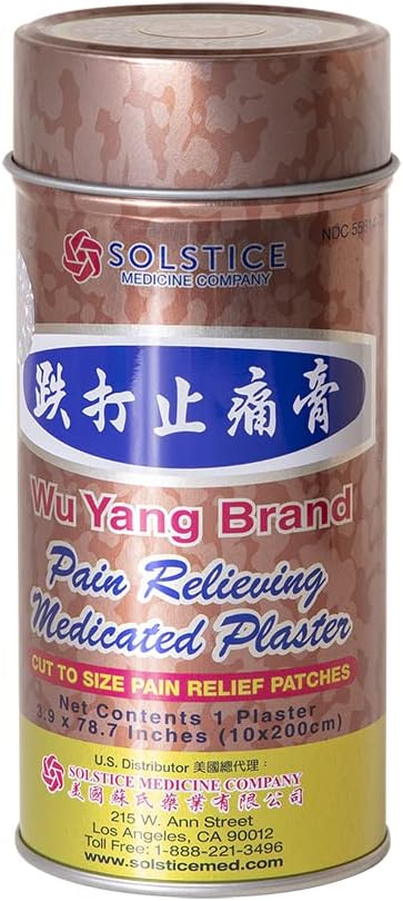 Pain Relieving Medicated Plaster (Can, 1 Plaster - 3.9 in x 78.7 in/ 10 cm x 200 cm)