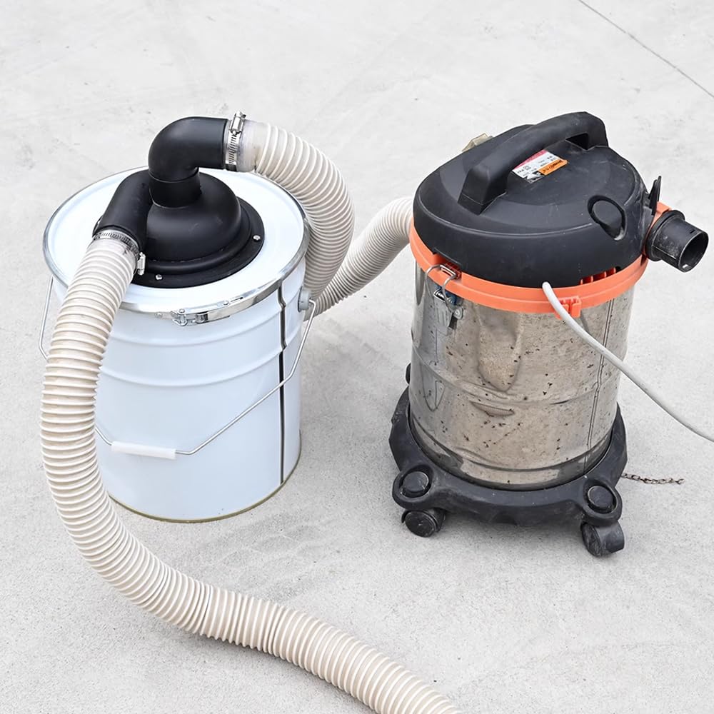 Copertura ciclonica per aspirapolvere e Filtro ciclonico Filtro per Lavorazione del Legno Collettore di Polvere ciclonico Accessori per collettore di Polvere per aspirapolvere