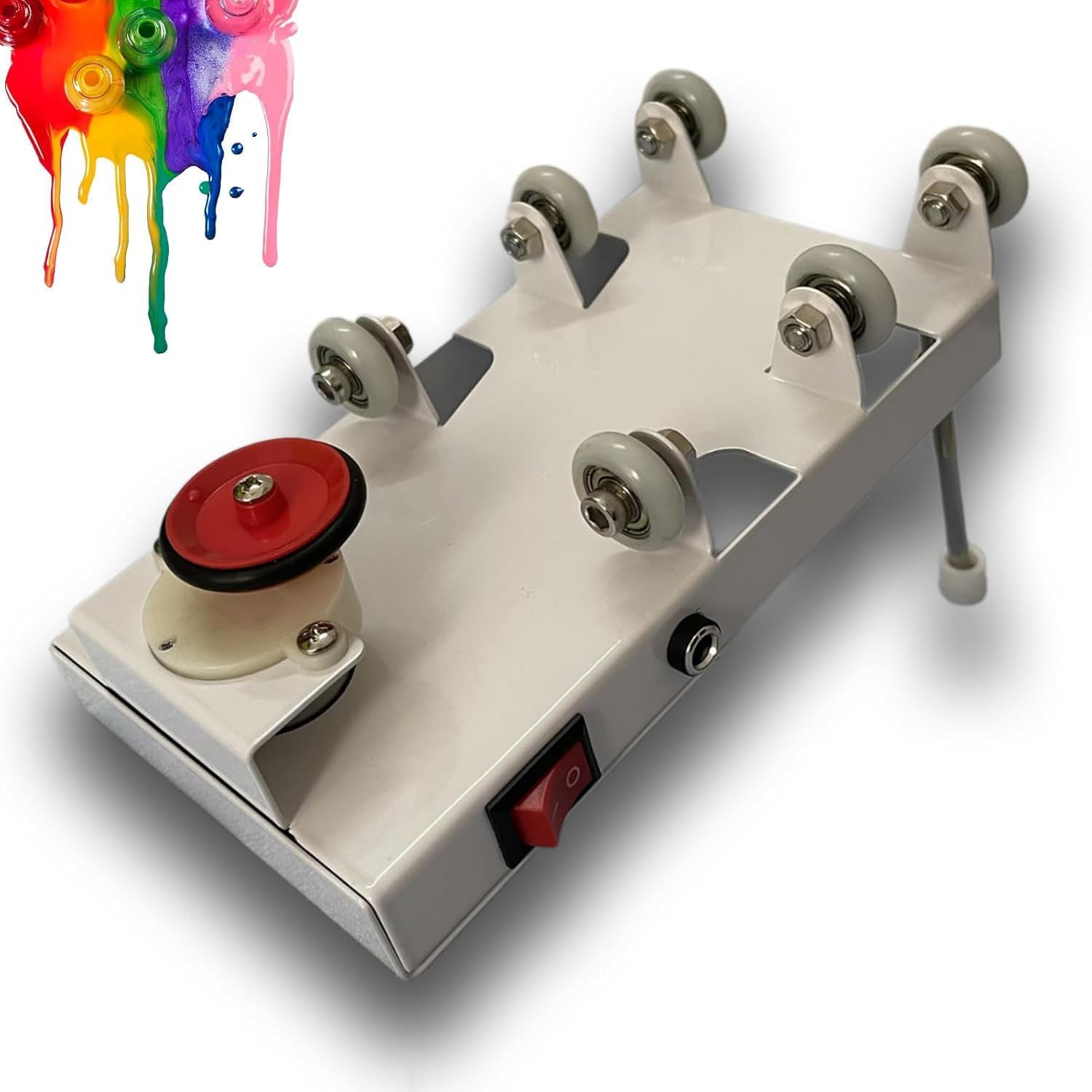 Vortex Mixer Model Paint Shaker, Paint Shaker, Ink Shaking Machine, Can Hold 1 Bottle of 1L Ink (Including 500ML Small Bottles), for Paint, Watercolor, Prevent Ink Precipitation