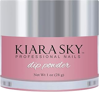 Kiara Sky Dip Powder. RETRO PINK Long-Lasting and Lightweight Nail Dipping Powder. (1 Ounce)