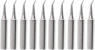10 Pieces Soldering Iron Tips, 900M-T Solder Welding Replacement Tip Kit for Hakko, Radio Shack, TENMA, ATTEN, Quick, Aoyue, Yihua Soldering Station (900M-T-IS)