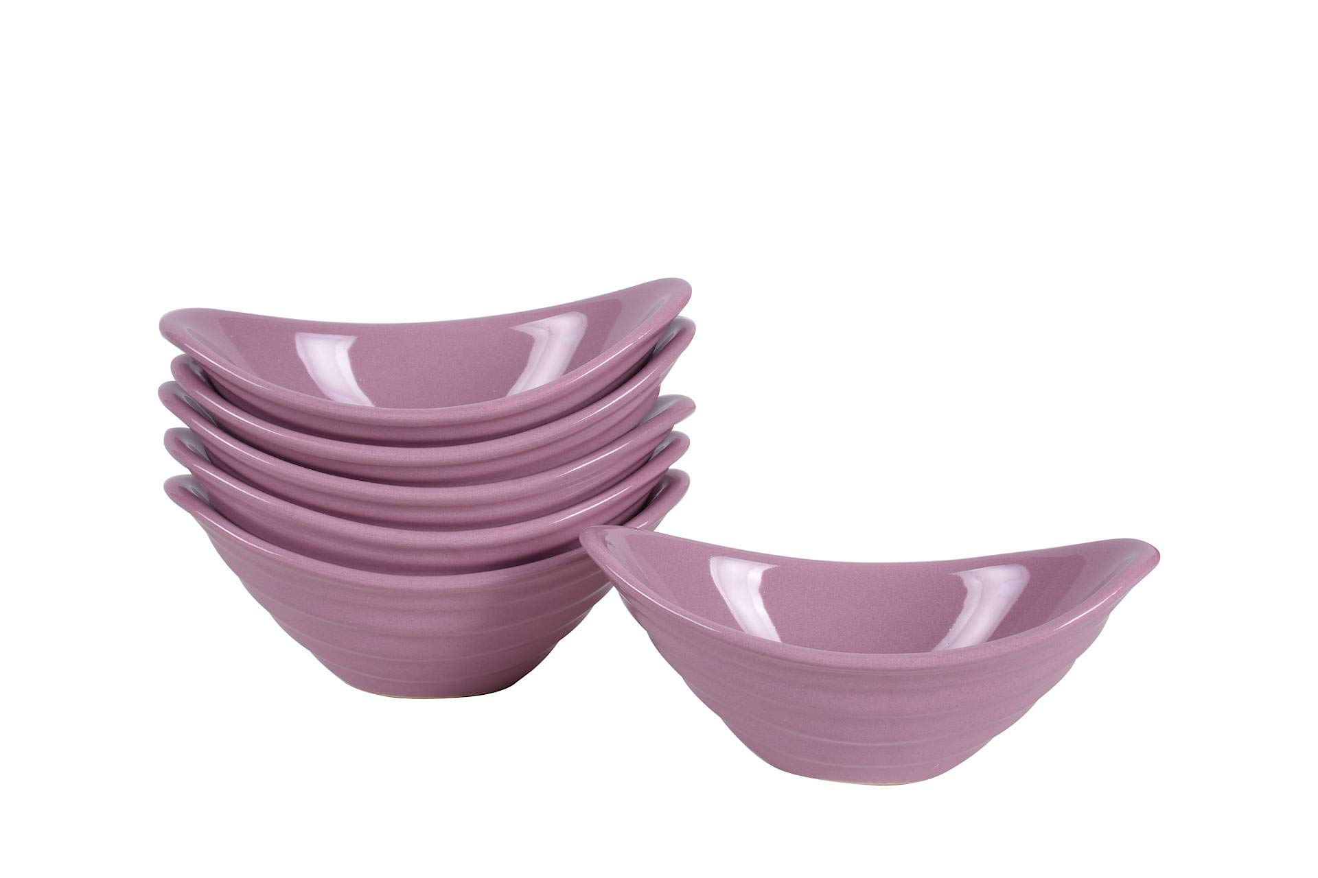 Keramika Violet Gondol Çerezlik 16 Cm 6 Adet