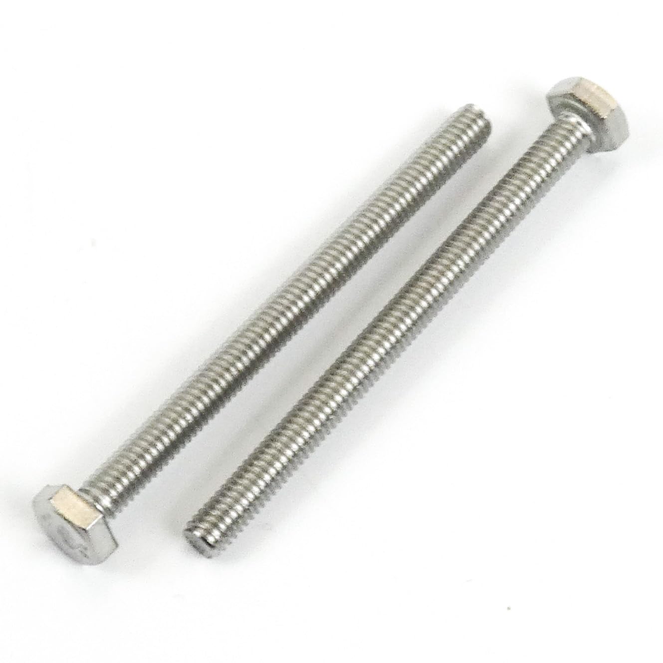 Viti a Testa Esagonale DIN 933 Inox A2-70 – Confezione da 25 – Filettatura totale – Vari diametri e lunghezze – Viteria inox per fissaggi meccanici (M4X50)