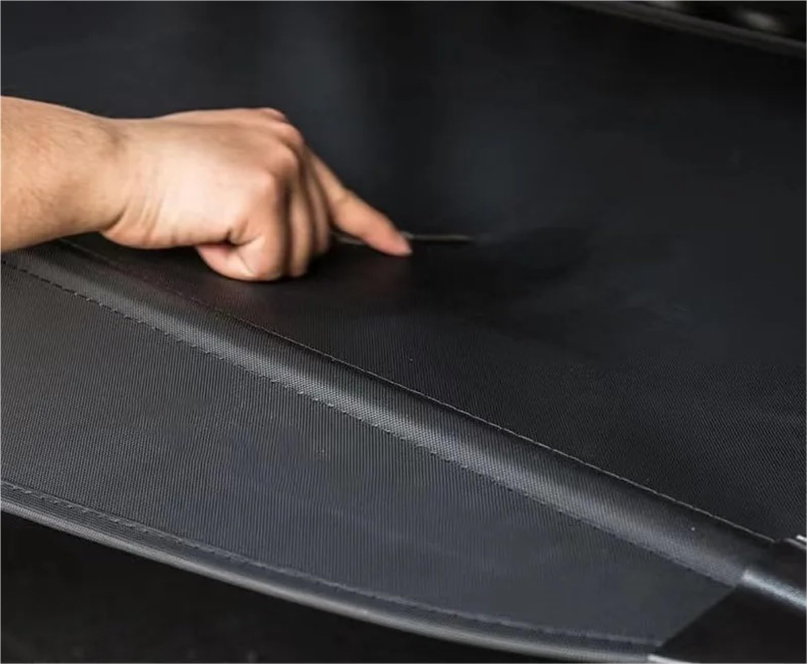 Plage ArrièRe Chargement Panel pour Ford pour Kuga pour Escape 2 MK2 2013 2014 2015 2016 2017 2018 2019, Tapis De Coffre Accessoire Rideau Arrière Rétractable Anti-Regards