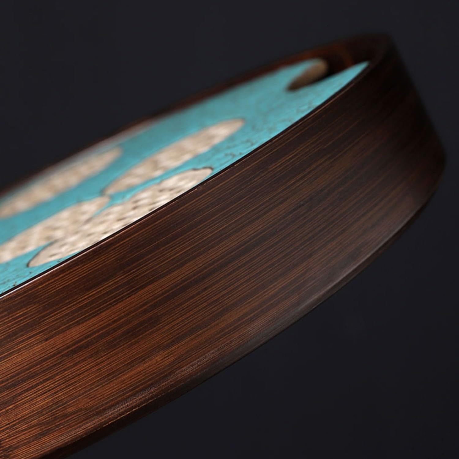 Vassoio da tè per Uso Domestico, Vassoio da tè Color Noce, Vassoio da tè in Ceramica, Semplice Tavolo da tè Versatile, Vassoio da tè, Set da tè