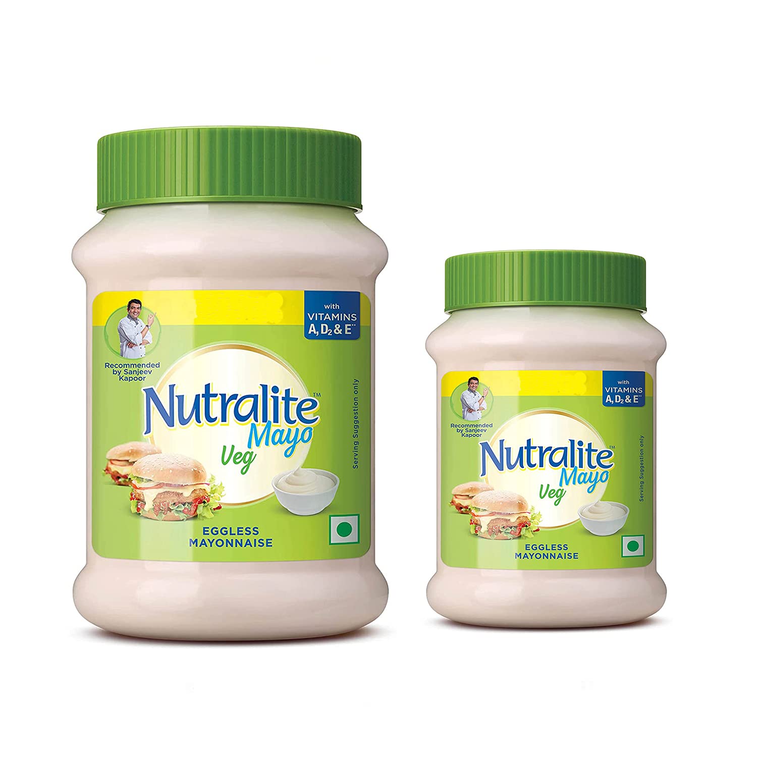 Nutralite Mayo, Eggless Mayonnaise, 300+190, Assorted Flavors Combo Pack (Veg)