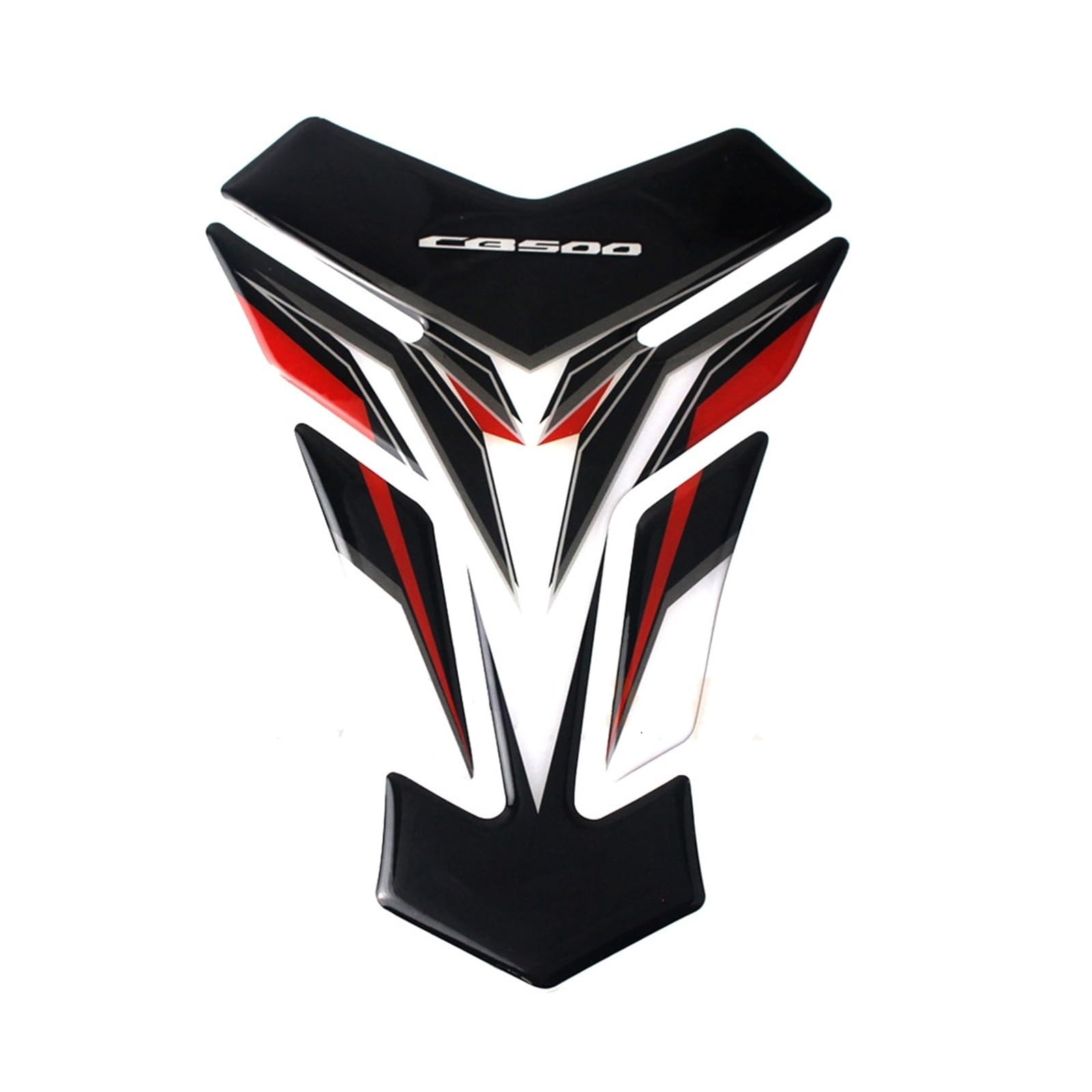 for CB500 CB500X CB500F Motorcycle Fuel Tank Pad Fuel Tank Protection Sticker Decal(1 Red)