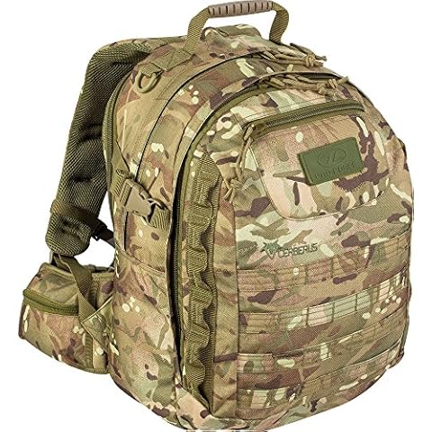 Highlander Outdoor Products Army Combat Military Cerberus Rucksack Assault Backpack Pack 30L All Terrain Camo Cover