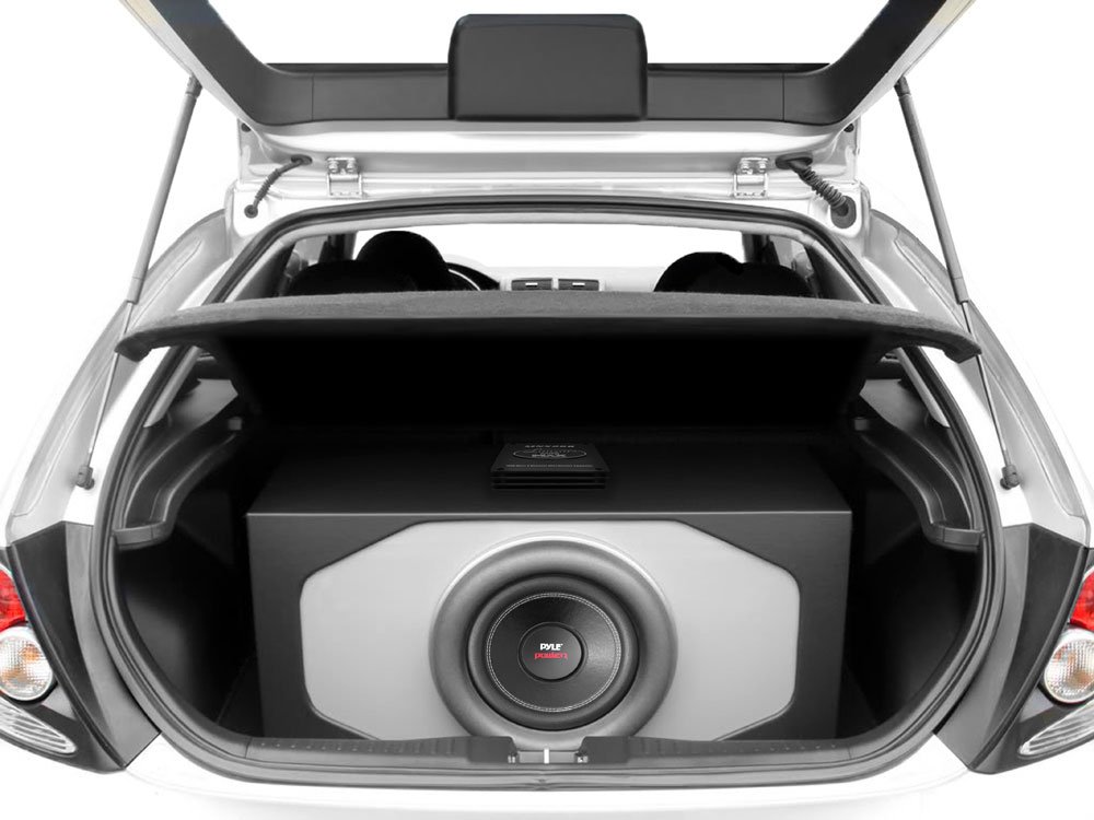Subwoofer Głośnik PYLE PLPW8D DE 400 W RMS i 800 W MAX 8" 20 cm 200 MM DVC PODWÓJNY Bobine 4 + 4 Ohm Doskonałe strumienie Wschodnie przenosi portier samochód lub półwawisty caisse