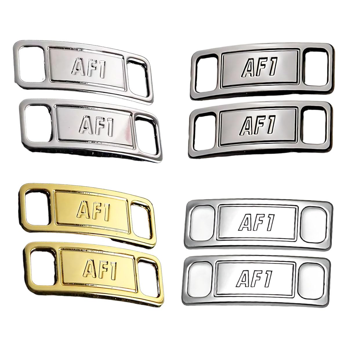 af1 tag silver