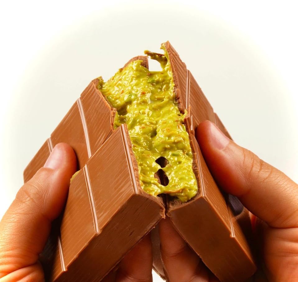 Dubai Schokolade - mit Pistazie & Kadayif - originale Dubai Rezeptur -100g Tafel (2 Tafeln)