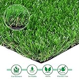 Artificial lawn 3' x 5' Synthetic Turf Artficial Grass for Dog Pet Area Indoor Outdoor Landscape, 3 ft x 5 ft