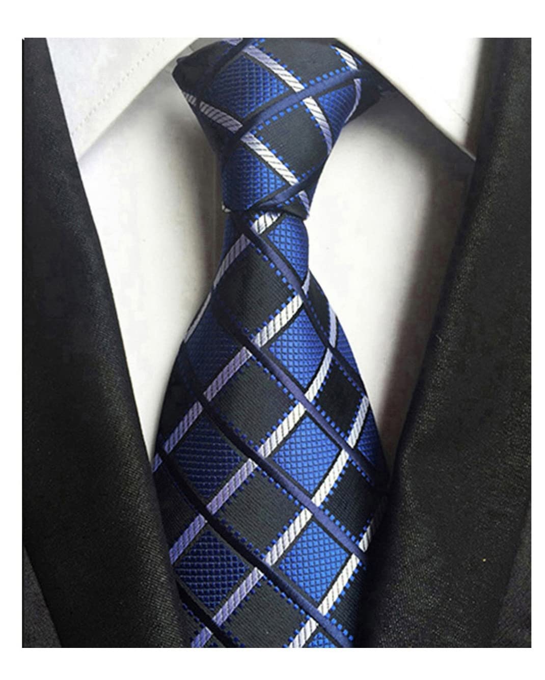 Men's Classic Tie Silk Woven Necktie Jacquard Neck Ties For Men