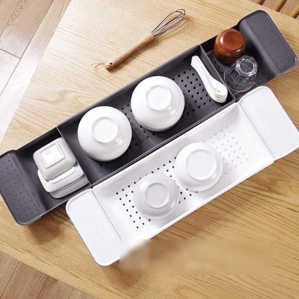 Fine Bathtub Stand Telescopic Drain Basket Expandable Bathtub Rack Bathtub Stand Tray Table Bathroom Bag Stand