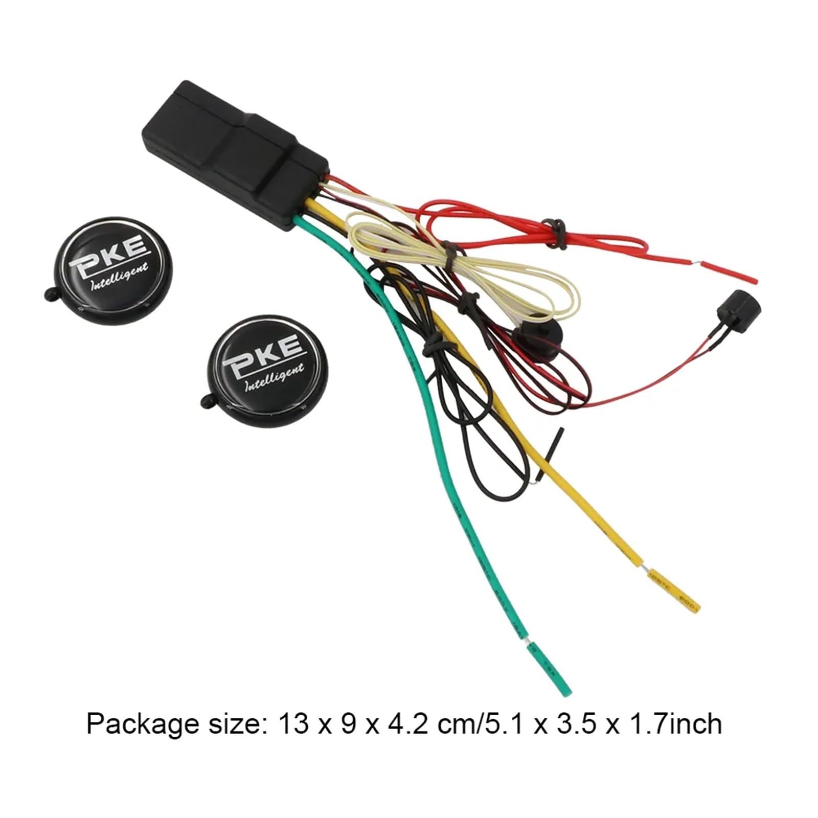 SystèMe D'Alarme Antivol pour Voiture Verrouillage Secret Intelligent Universel 12V, Dispositif antivol, capteur de 8 mètres, Alarme, antidémarrage de Voiture, Verrouillage du Moteur sans Fil