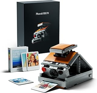 Camera Model Plexoid BX-70 Building Set for Adults, Vintage Photography Model Toy to Build and Collect, Retro and Creative Gift for Camera Lovers (680 PCS, NF10303)