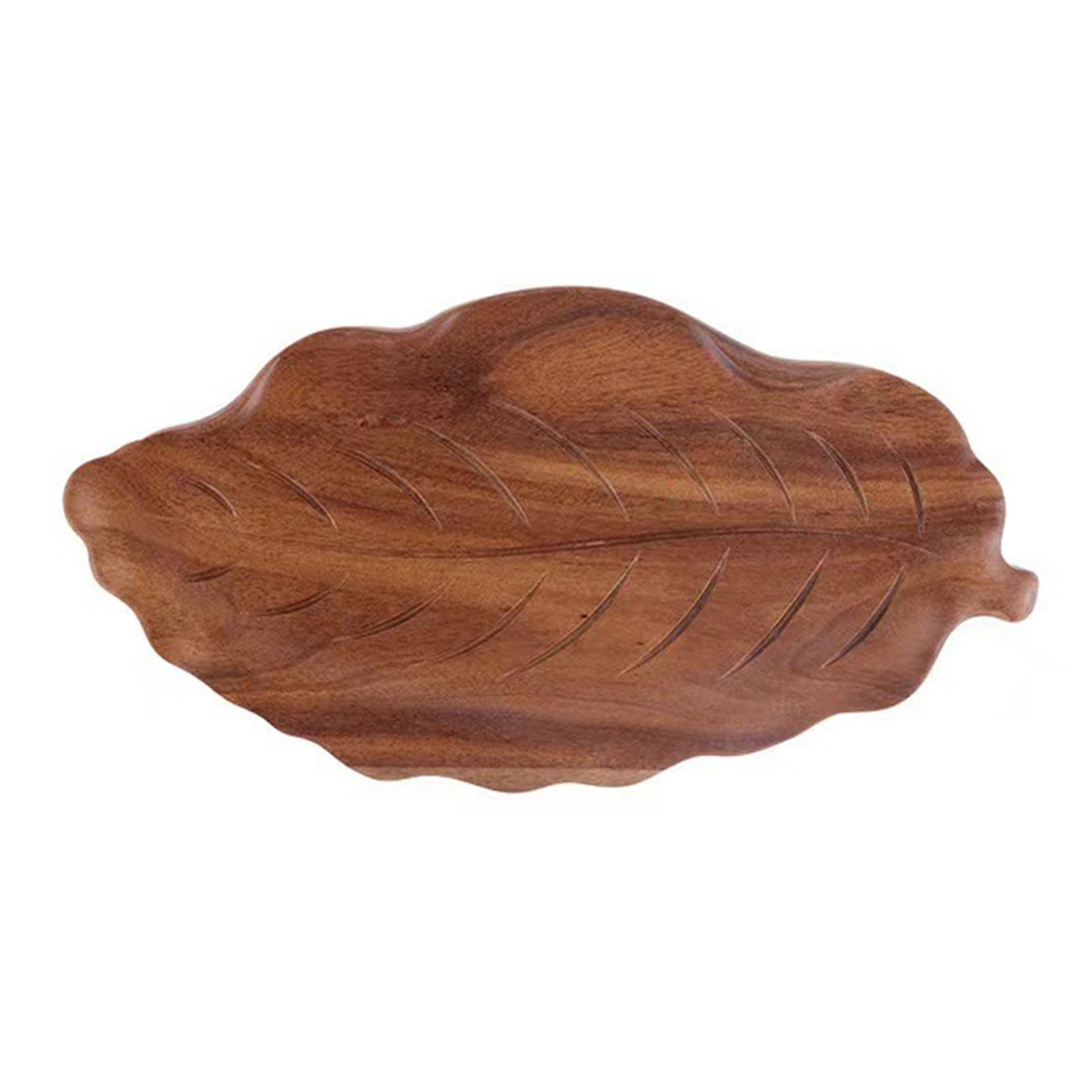YIXANNX Shaped Serving Tray Wooden Showcasing Delicious Food Items Dining Accessory For Gatherings But Also Serves As Dining Tray For Various Delicacies