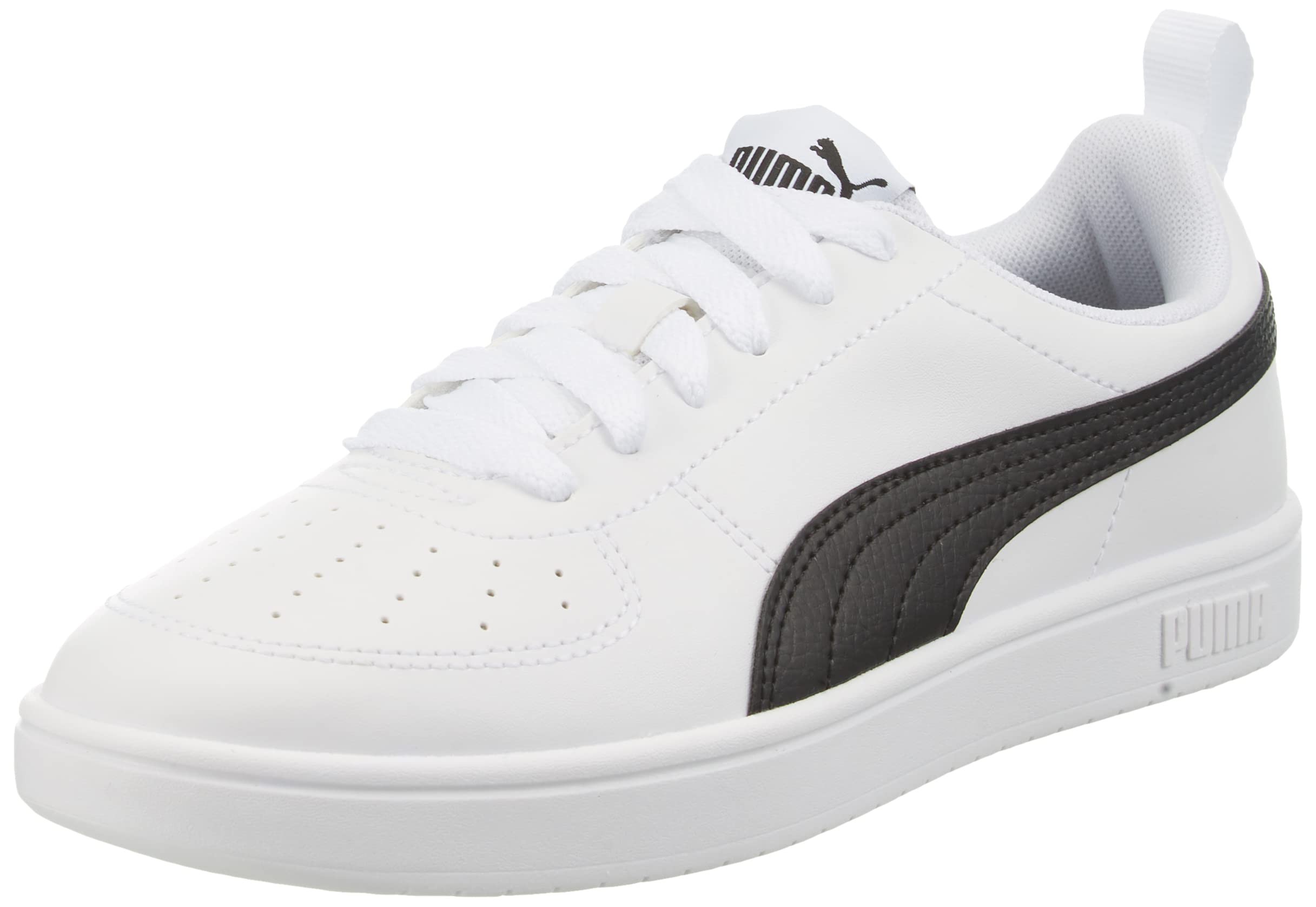 PUMA Rickie Jr, Zapatillas, Blanco (Puma White/Puma Black), 38 EU
