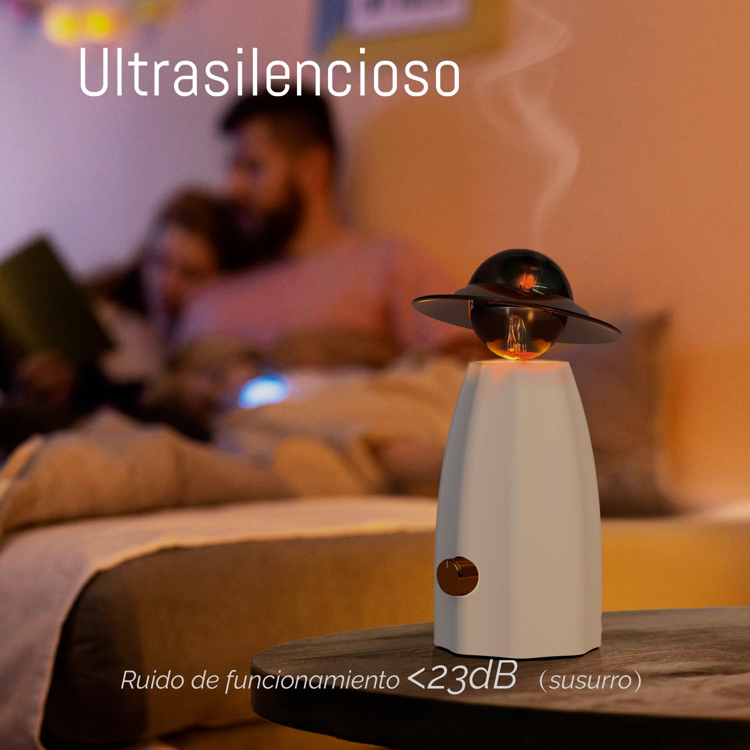 Scarecrow Difusor de Aceites Esenciales de Vidrio para Aromaterapia, Difusor de Aromas Sin Agua, Nebulizador Inalámbrico Recargable, Apagado Auto y Ultra Silencioso, Compatible con Aceites Aromáticos