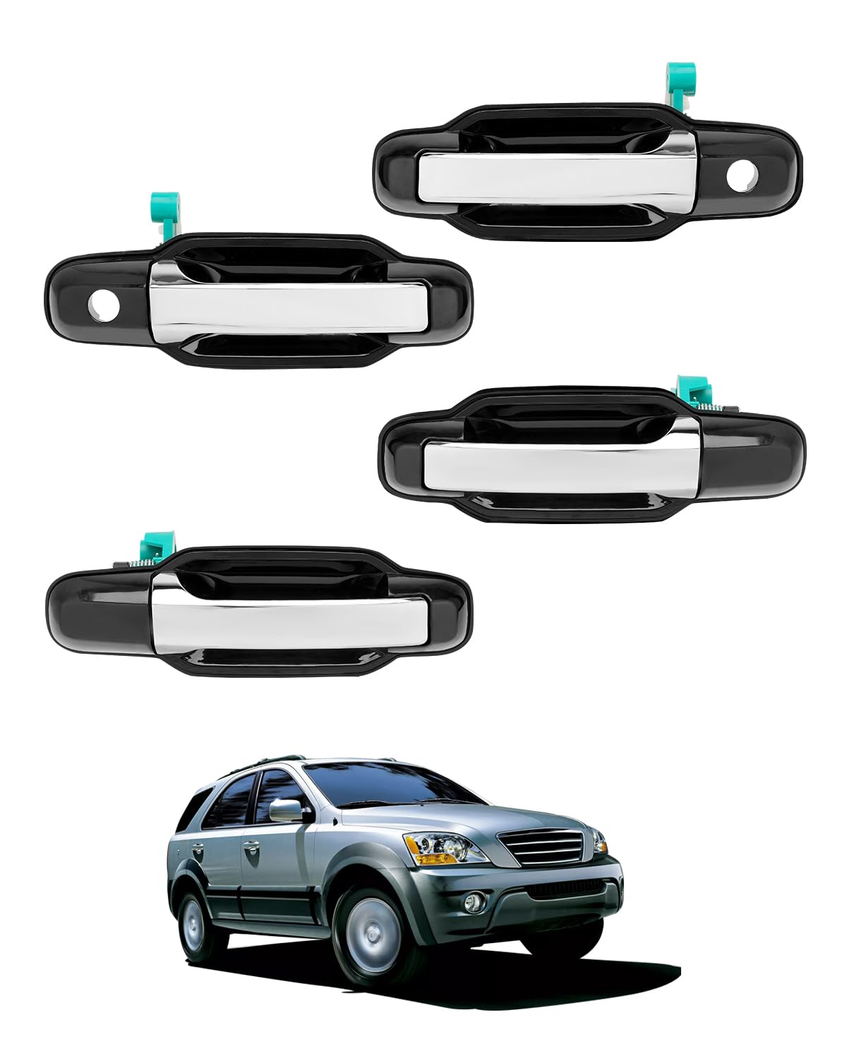 Türgriff Für Kia Sorento 2003-2009 - Chrom, Hinten Links