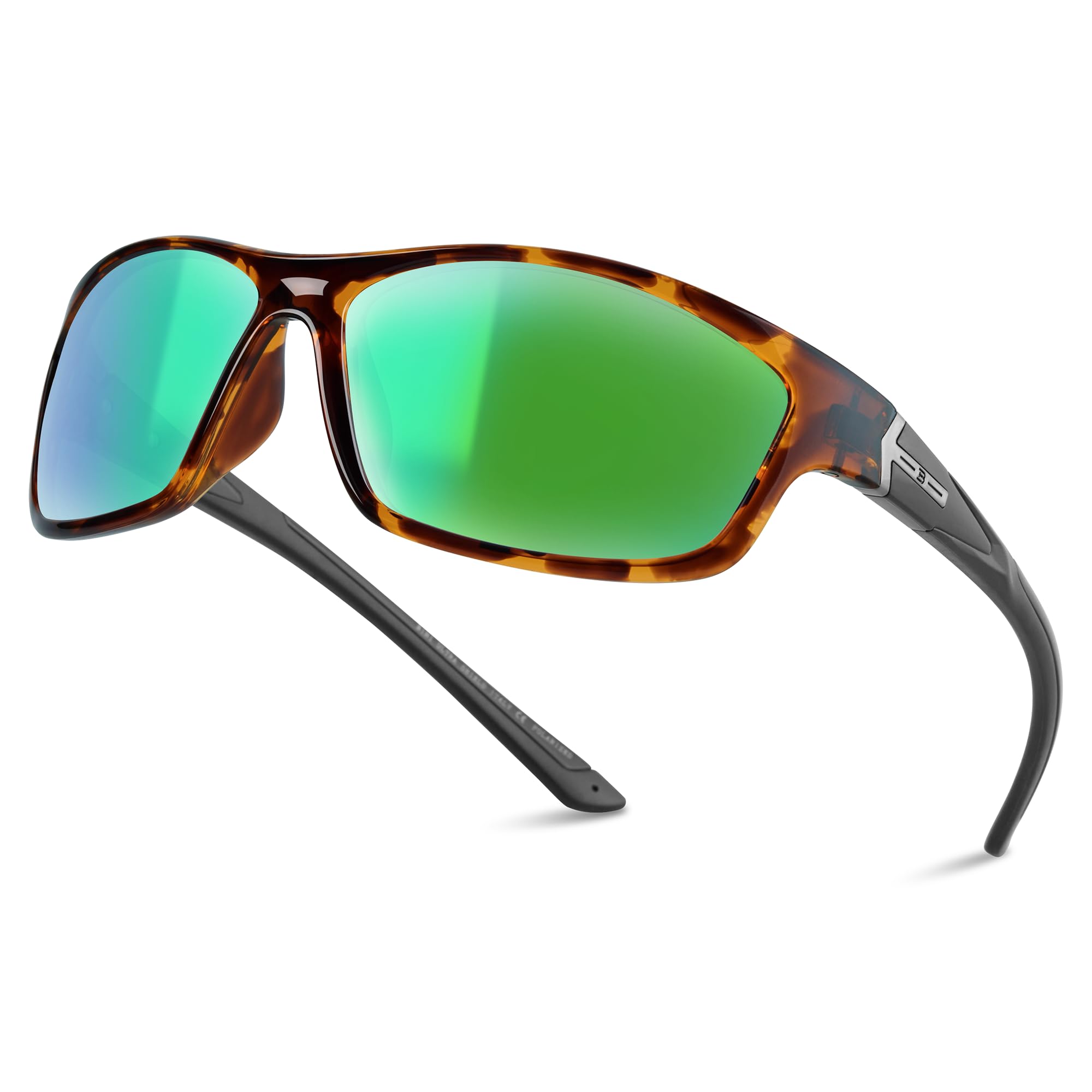 B.N.U.S Corning glass lenses polarized sunglasses for men and women UV400 Protection for Fishing Cycling Driving Italy made